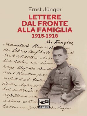 cover image of Lettere dal fronte alla famiglia, 1915-1918